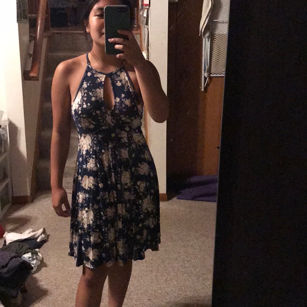 American Eagle soft and sexy blue dress
